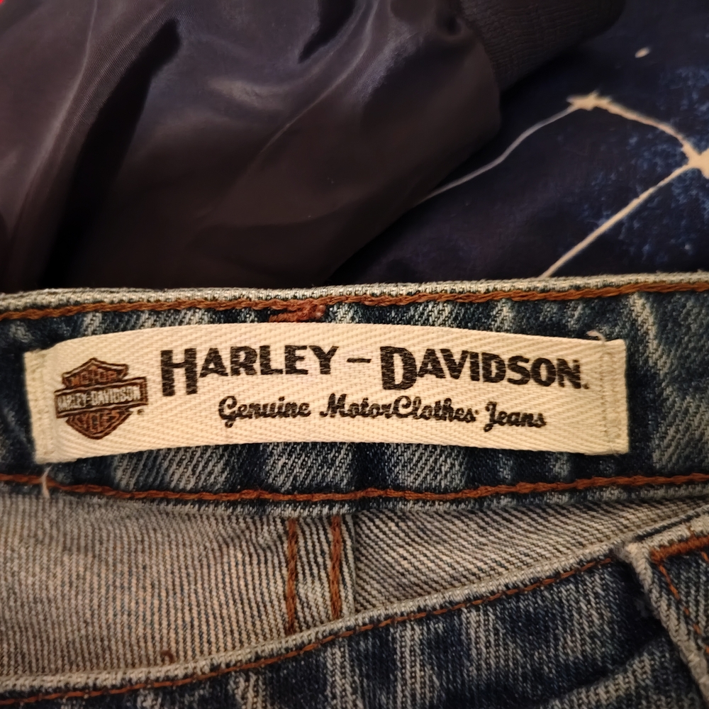Harley-Davidson Blue Straight Leg Jeans
